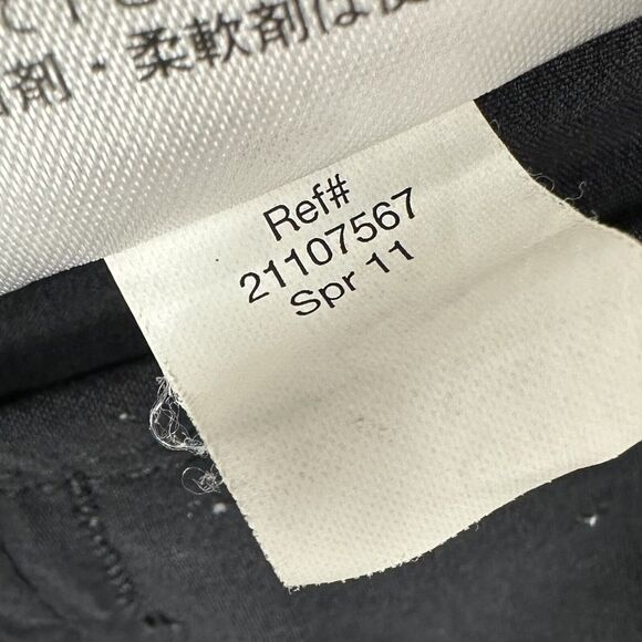 Eddie Bauer Black‎ Travex Hiking Pants 8 Outdoor Nylon Stretch Zip Pockets - Picture 9 of 9